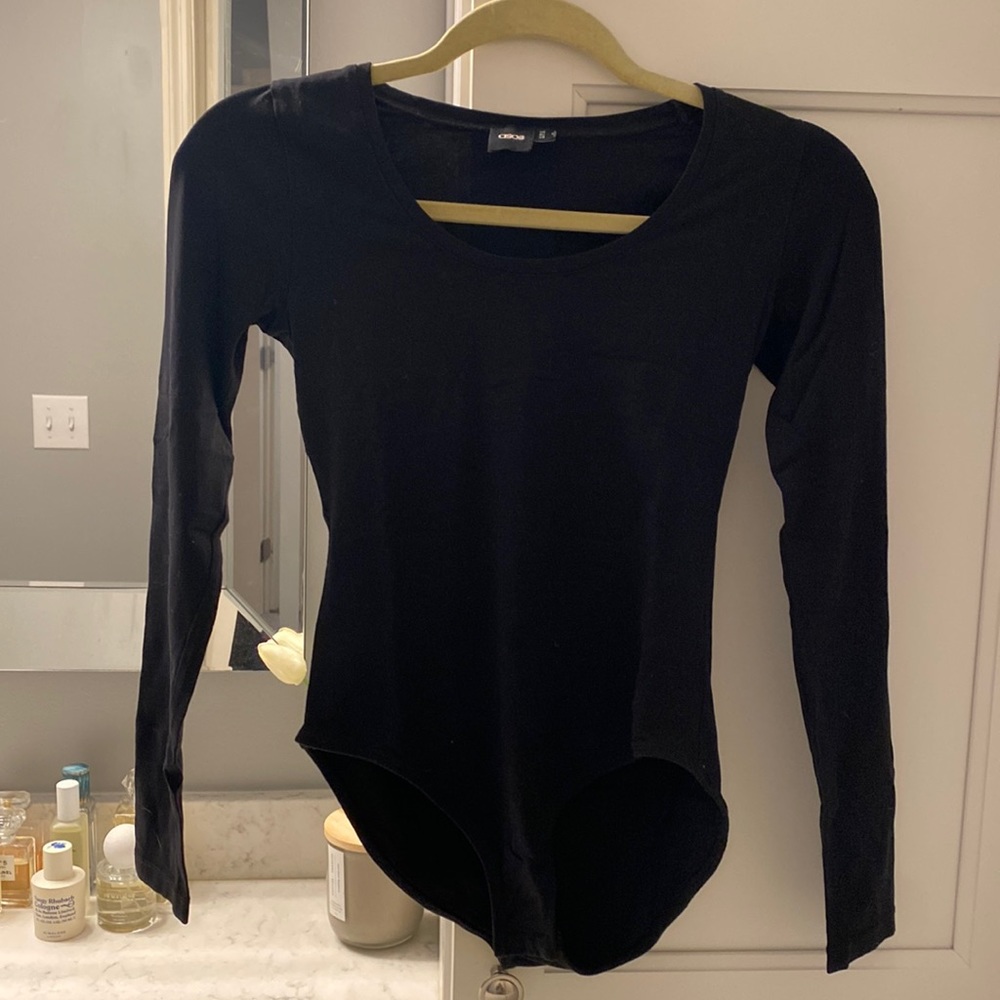 ASOS - black scoop neck bodysuit
